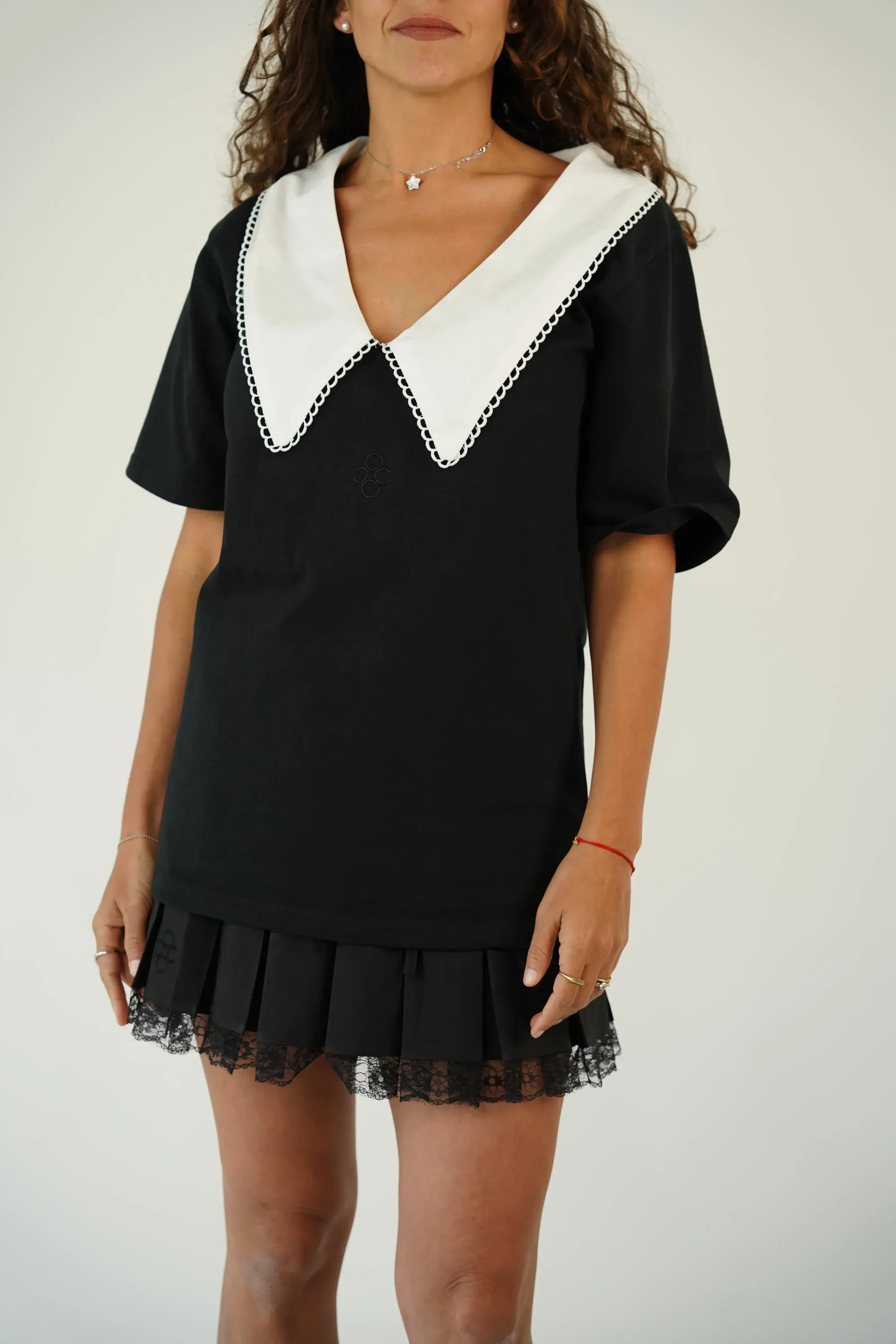 חולצת טליה | שחור & לבן