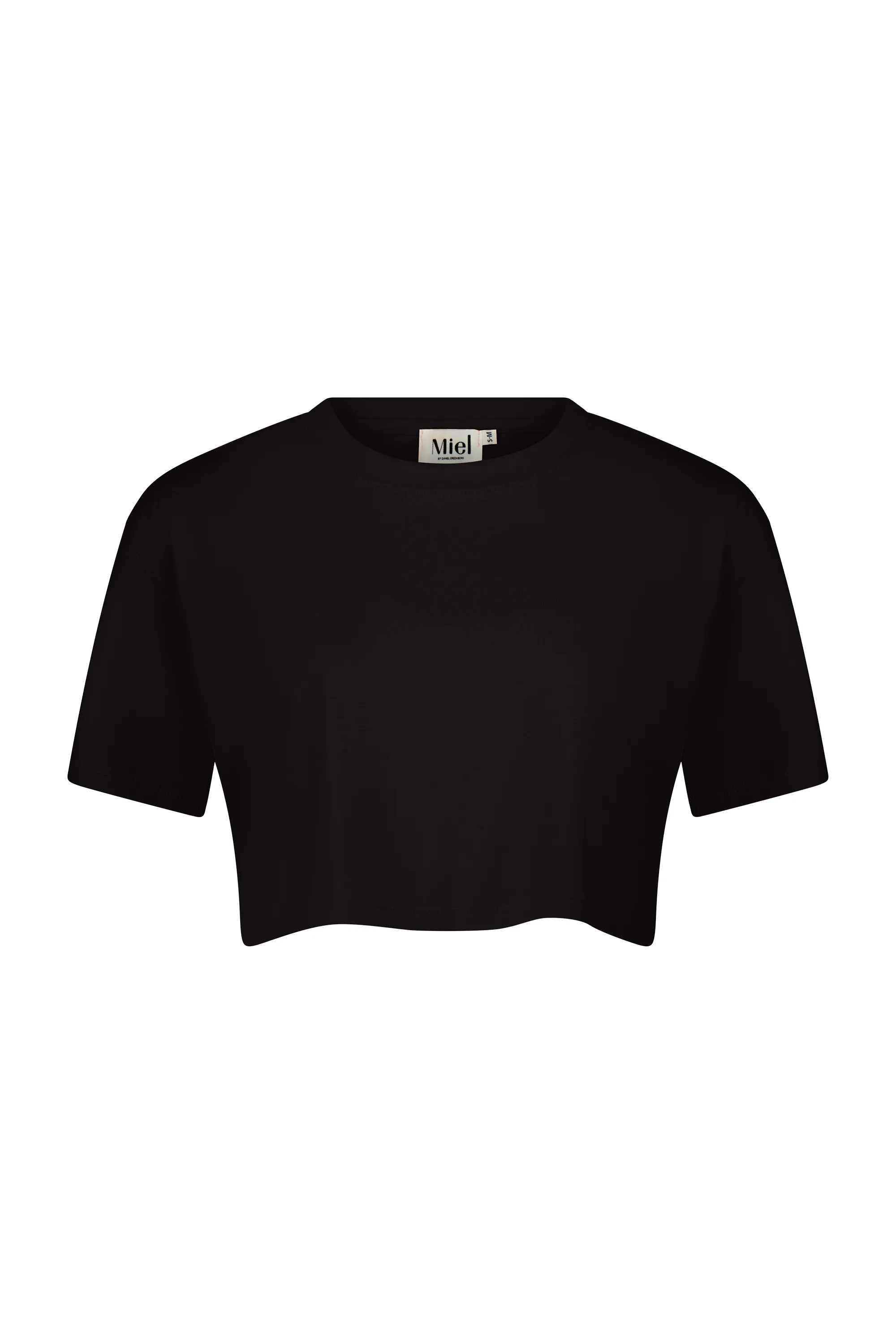 T-shirt crop black