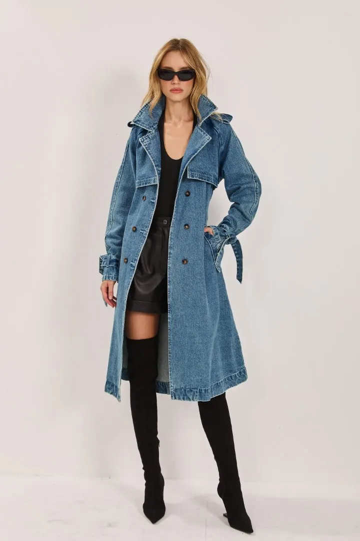 Denim Trench