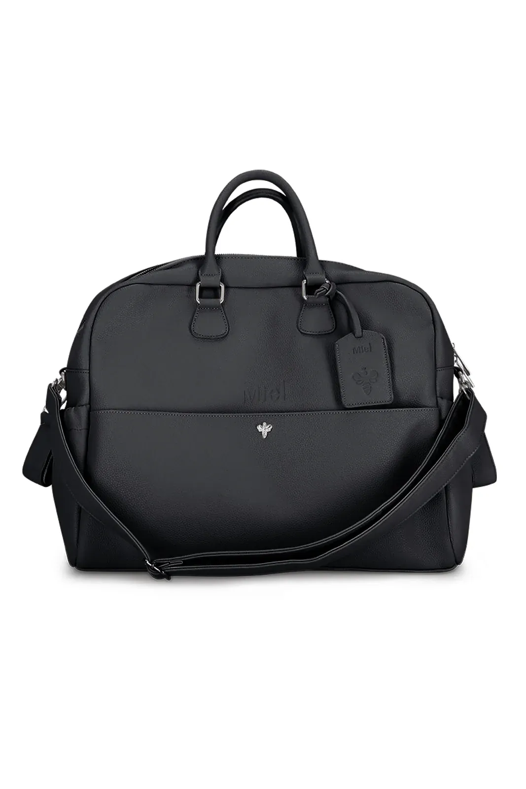black travel bag