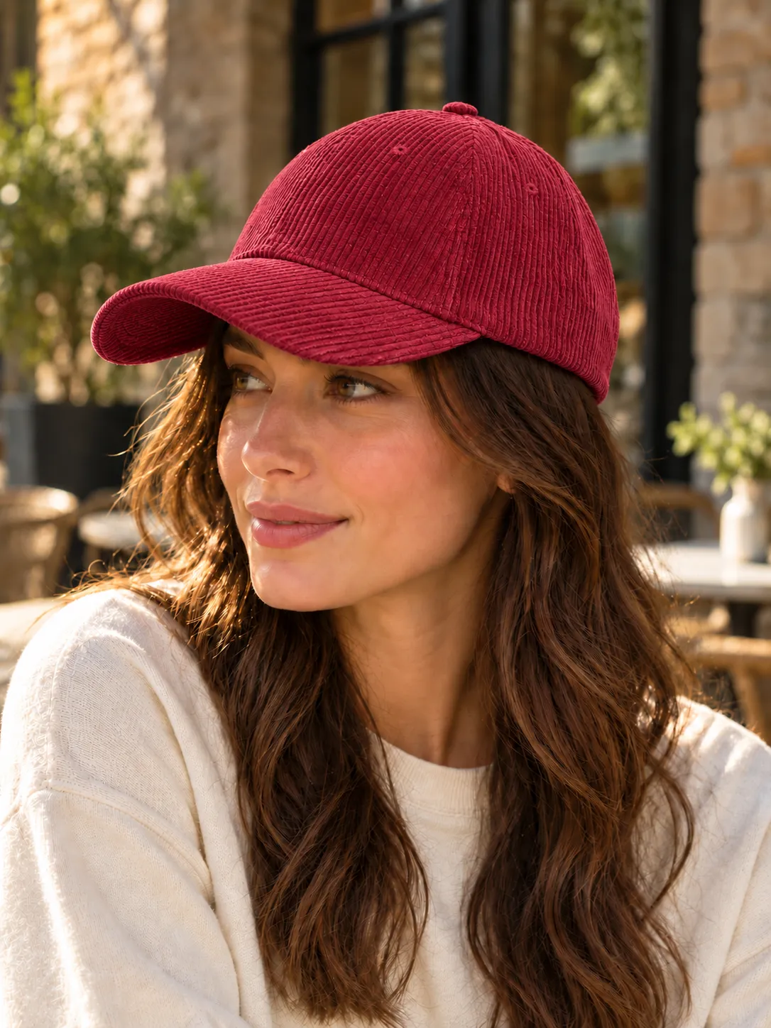 Burgundy Corduroy