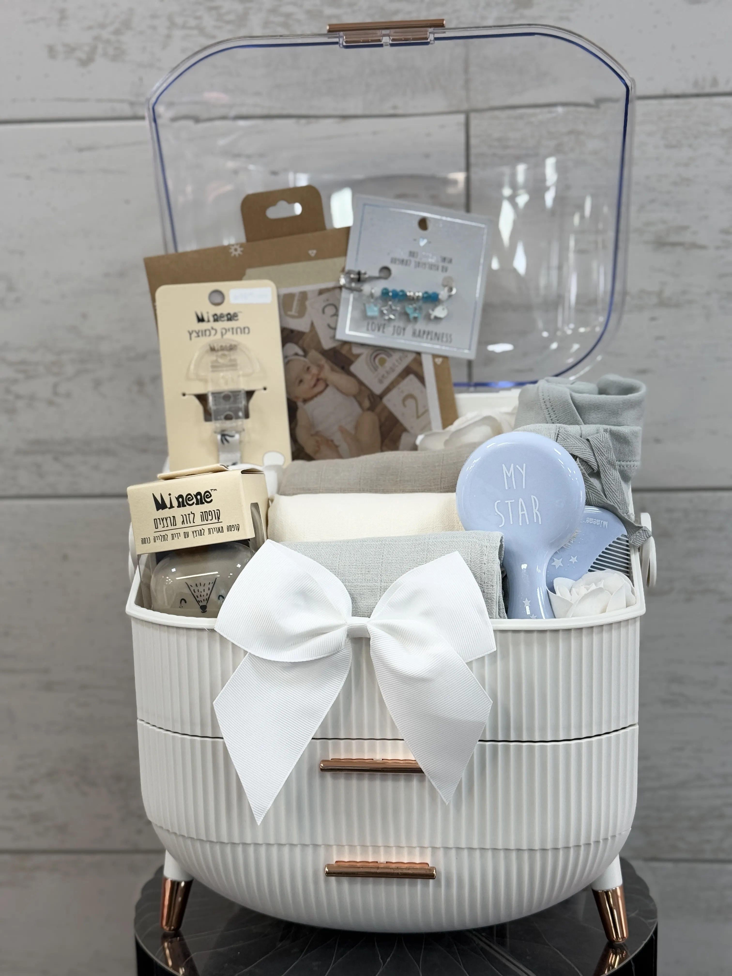 מארז ארגונית להולדת הבן