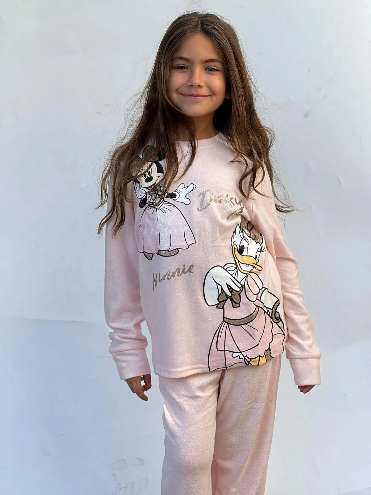 סט פיג’מה ארוכה דקה MINNIE