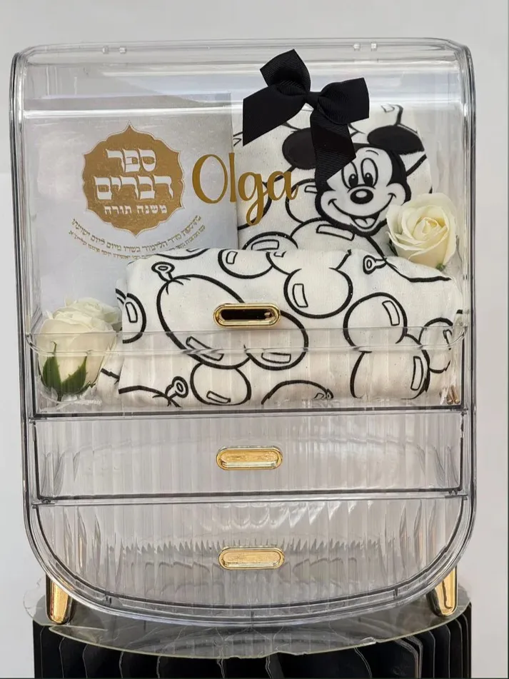 ארגונית אקריל ממותגת + פיג'מה דלתא