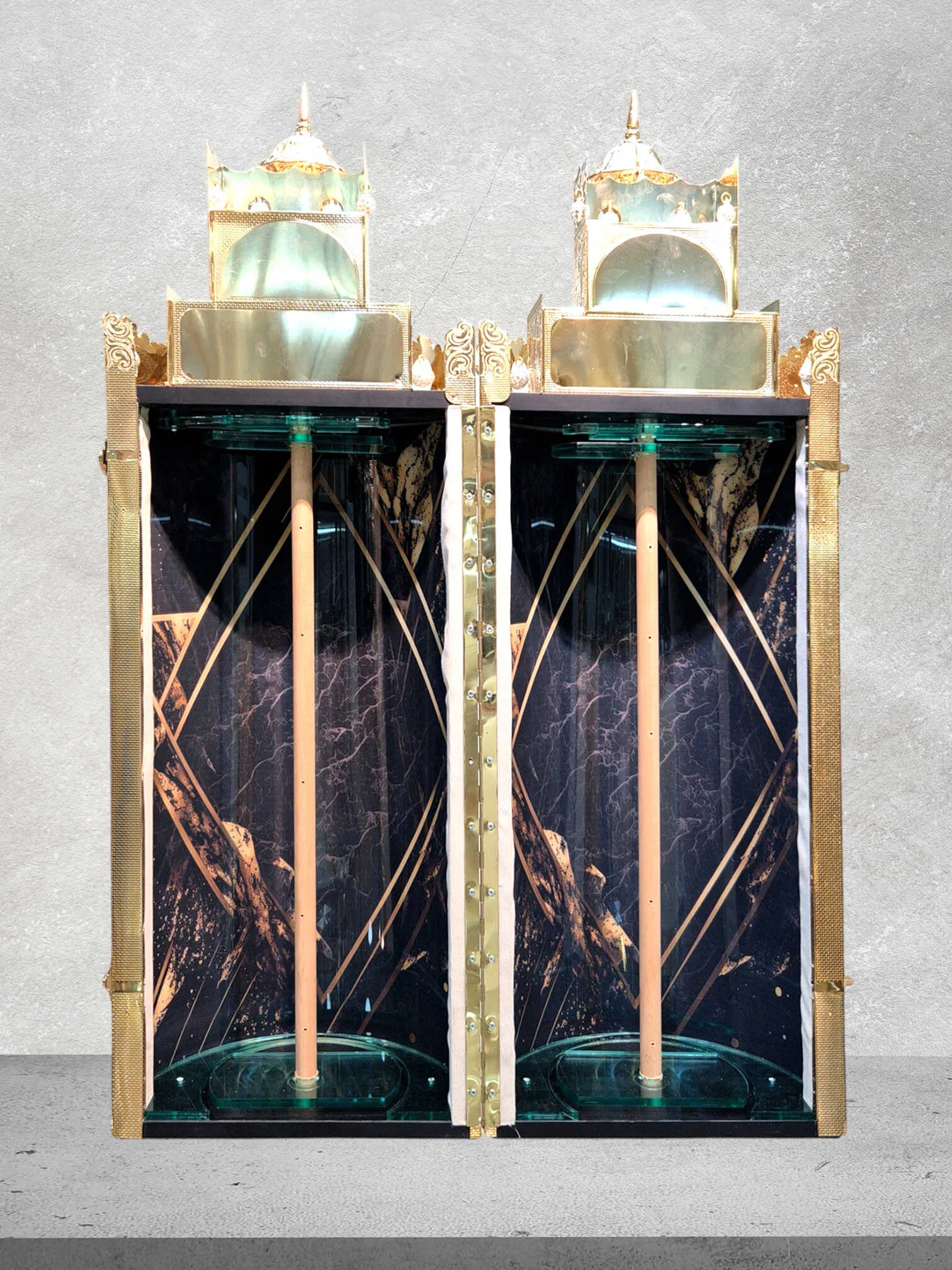 תיק לספר תורה בעיצוב אישי ומרהיב דגם "שבטי ישראל" משובץ