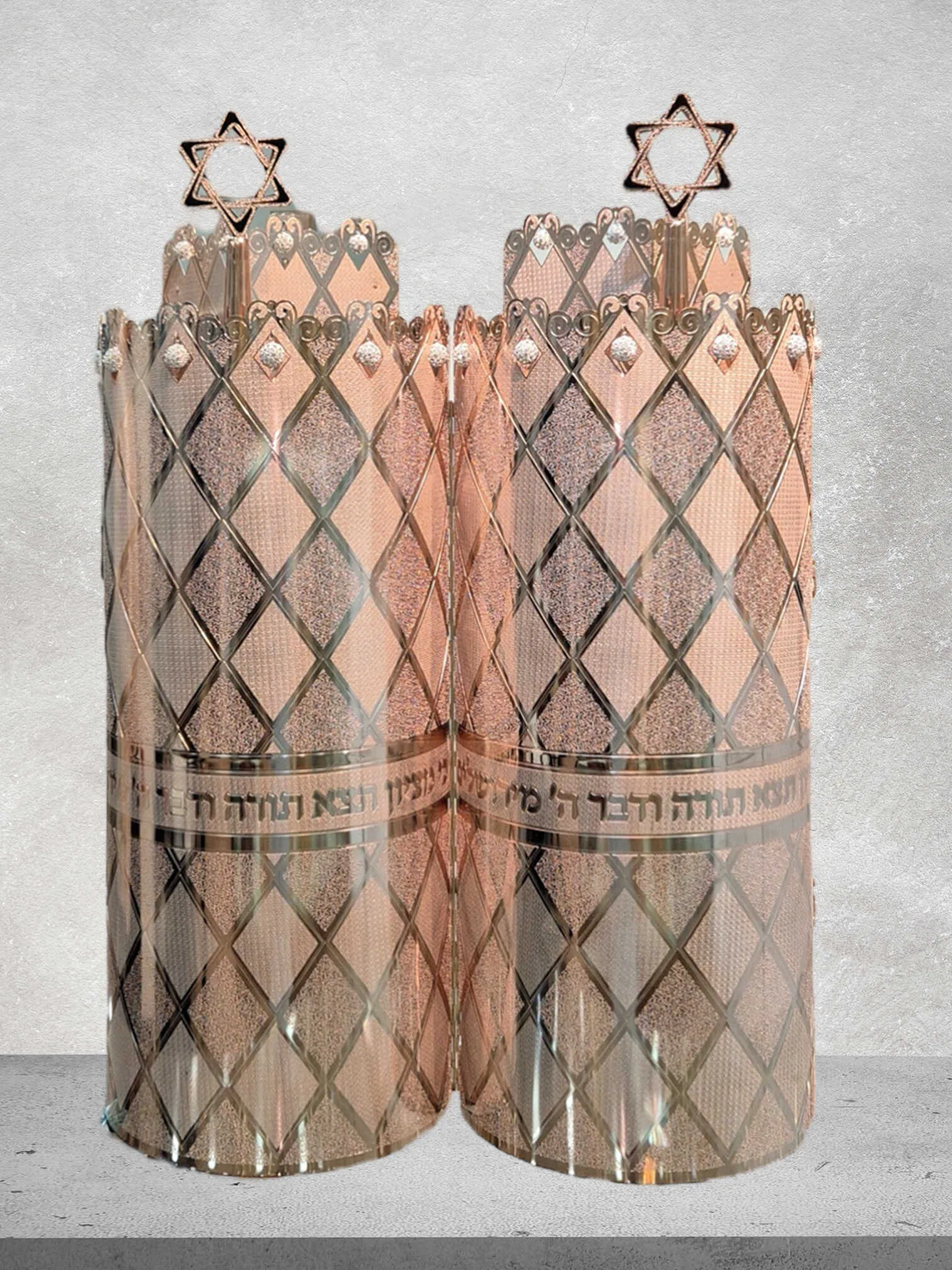 תיק לספר תורה פרימיום דגם "מגן ציון" בעיצוב אומנותי