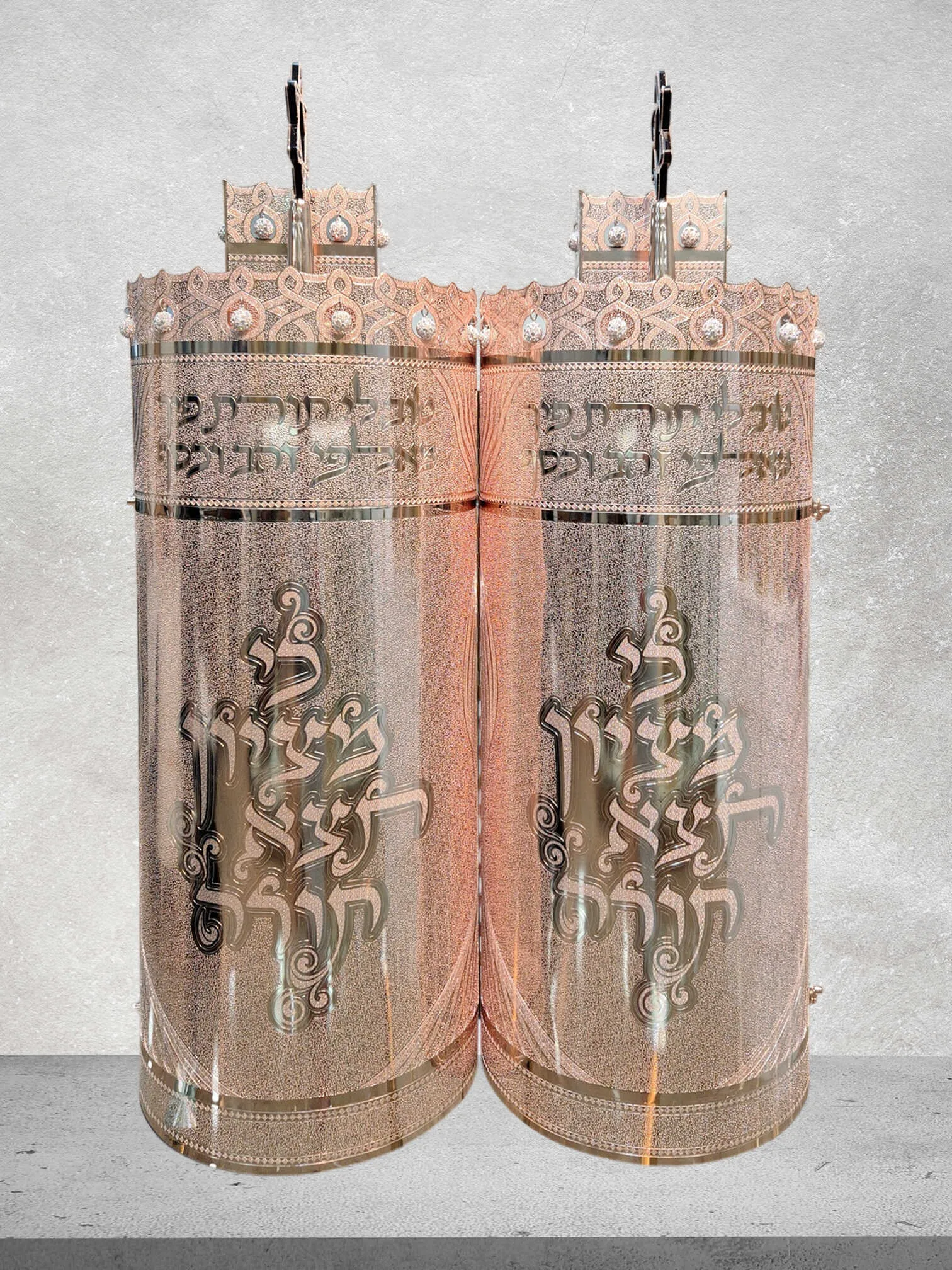 תיק לספר תורה פרימיום דגם "נצח ישראל" בעיצוב אומנותי