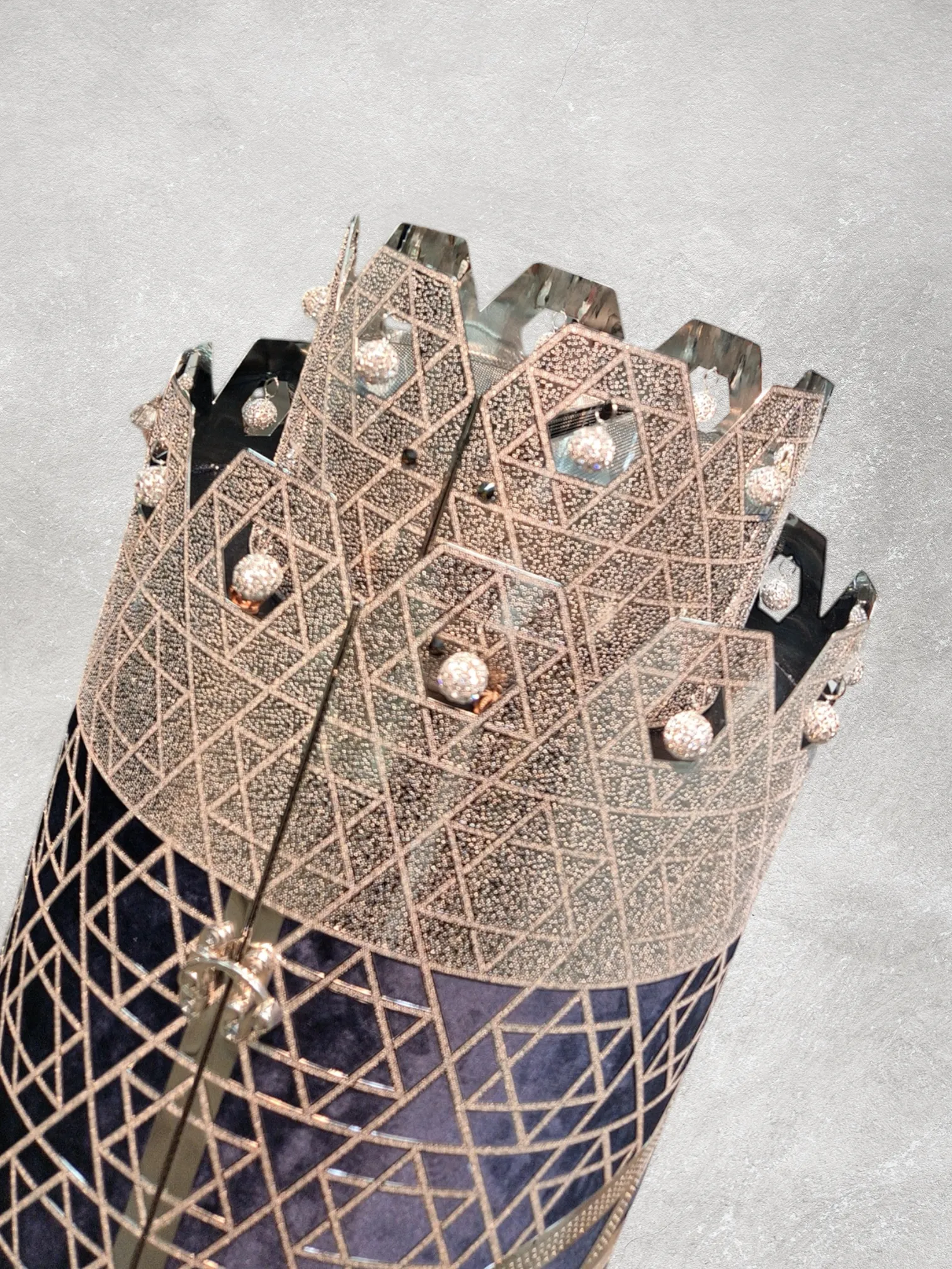 תיק לספר תורה פרימיום דגם “מגן דוד” טקסטורה כחולה בעיצוב אישי