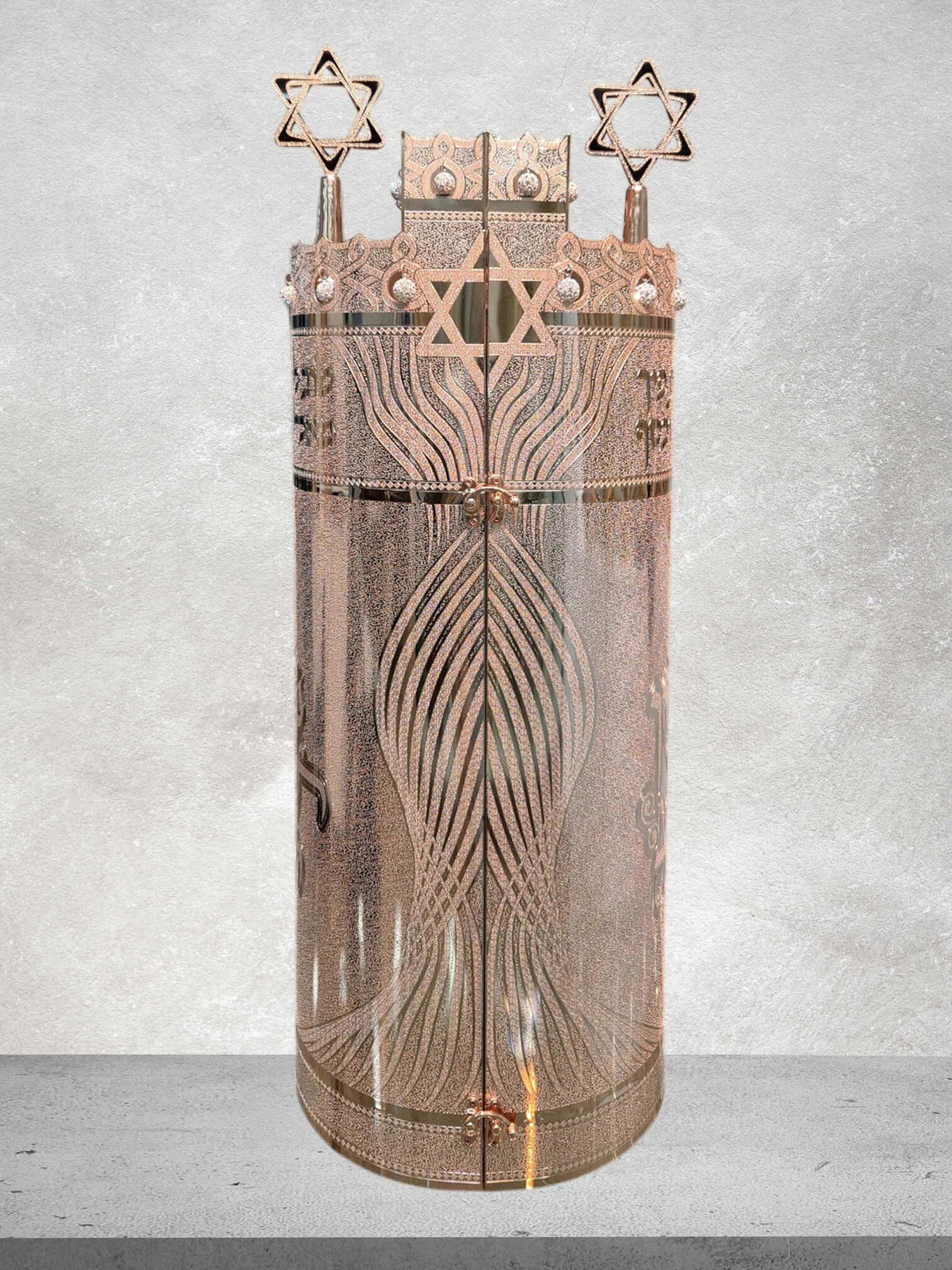 תיק לספר תורה פרימיום דגם "נצח ישראל" בעיצוב אומנותי