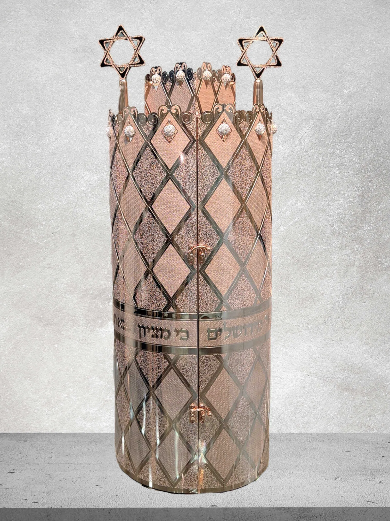 תיק לספר תורה פרימיום דגם "מגן ציון" בעיצוב אומנותי