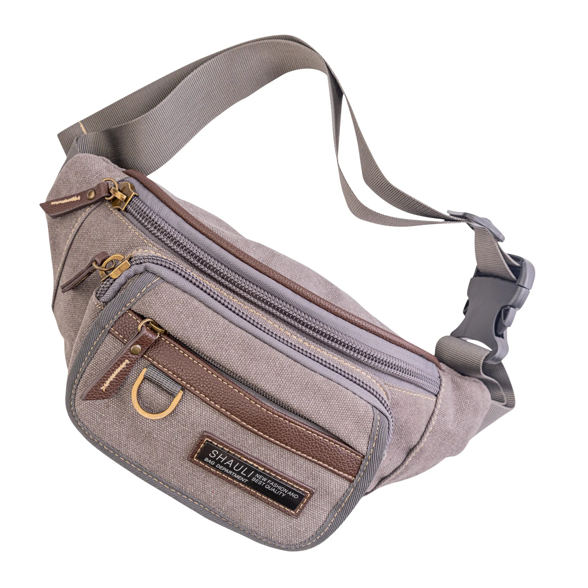 פאוץ' קנבס- חום