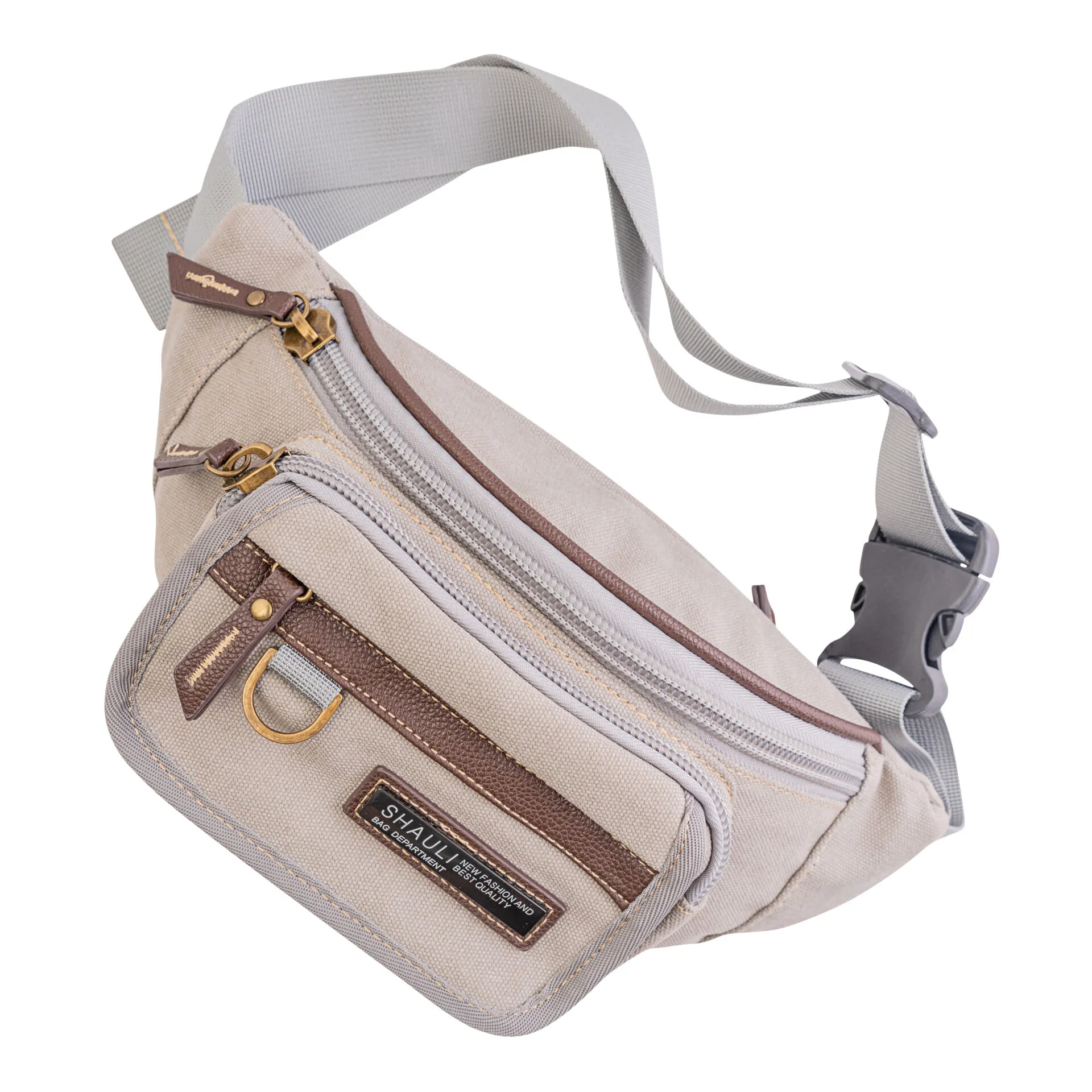 פאוץ' קנבס- בז'