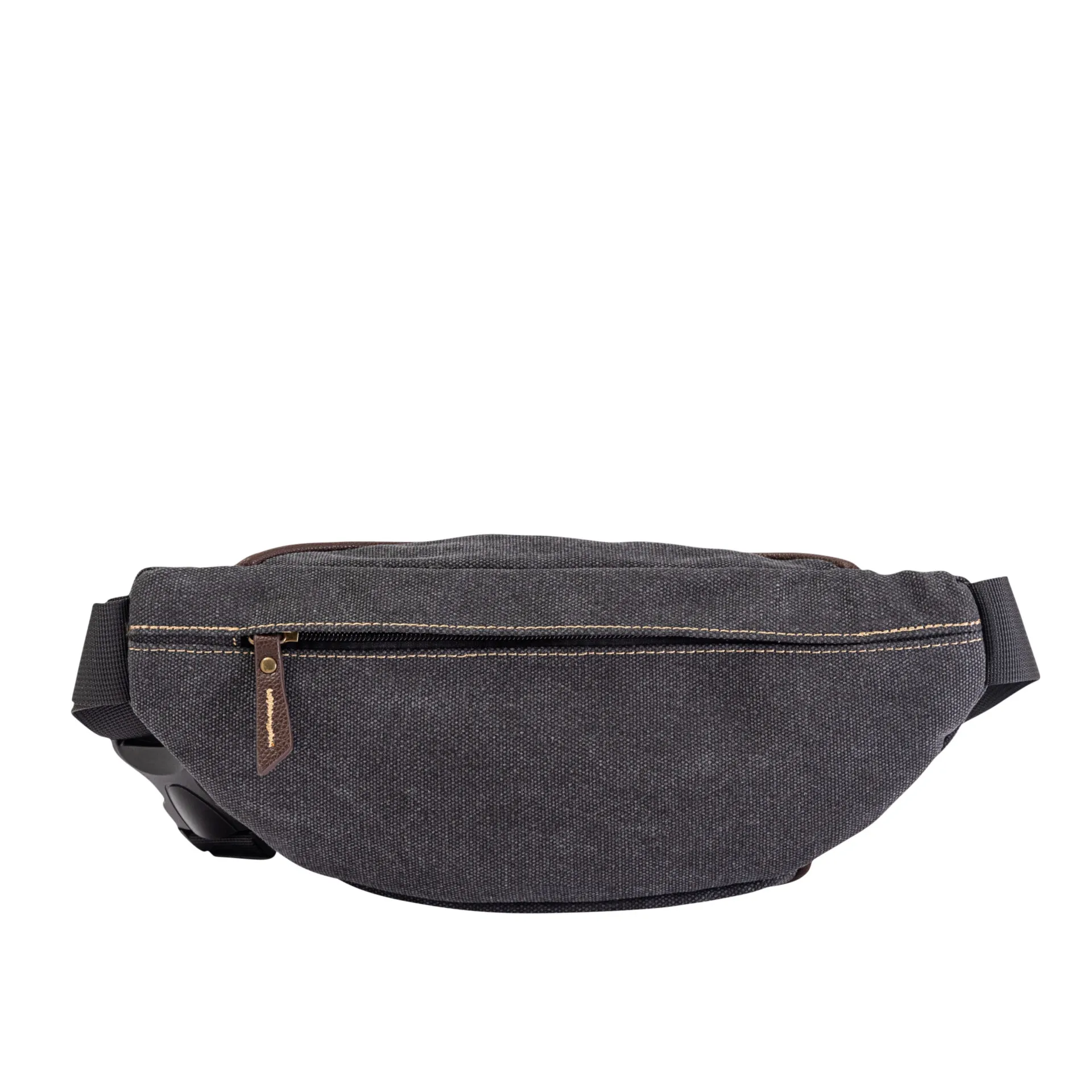 פאוץ' קנבס- שחור