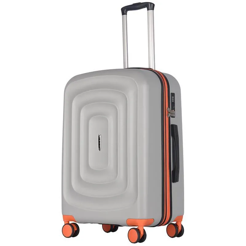 סט מזוודות קשיחות- אפור