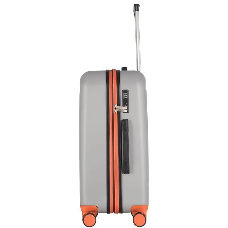 סט מזוודות קשיחות- אפור