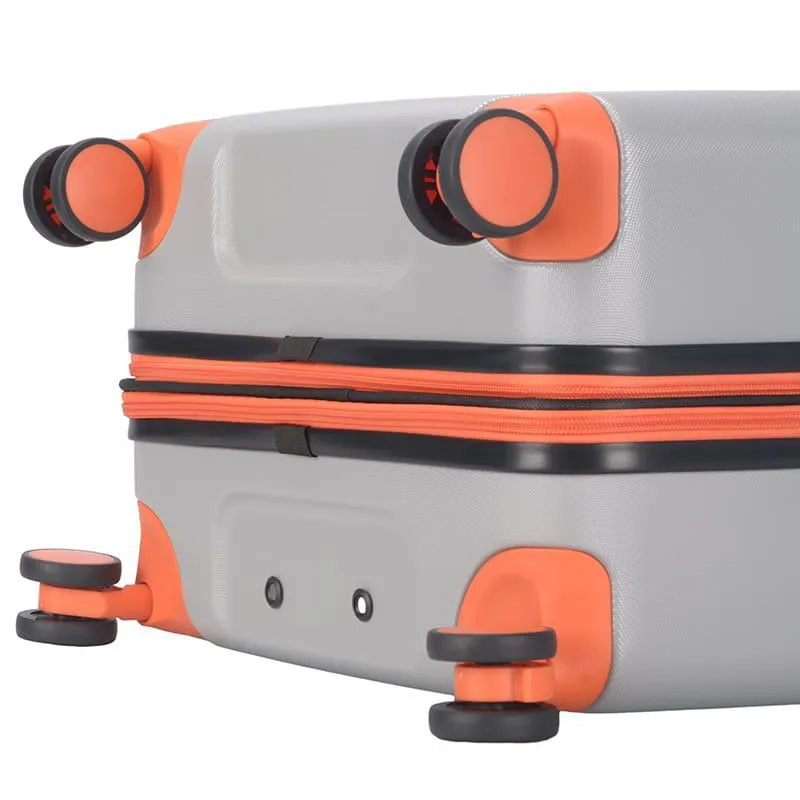 סט מזוודות קשיחות- אפור