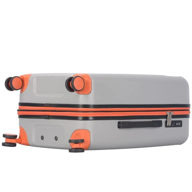 סט מזוודות קשיחות- אפור