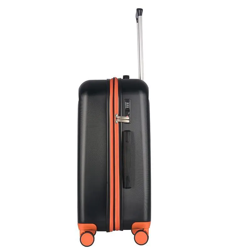 סט מזוודות קשיחות- שחור