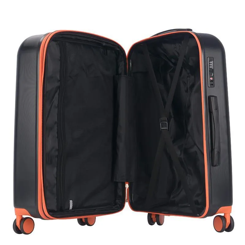 סט מזוודות קשיחות- שחור