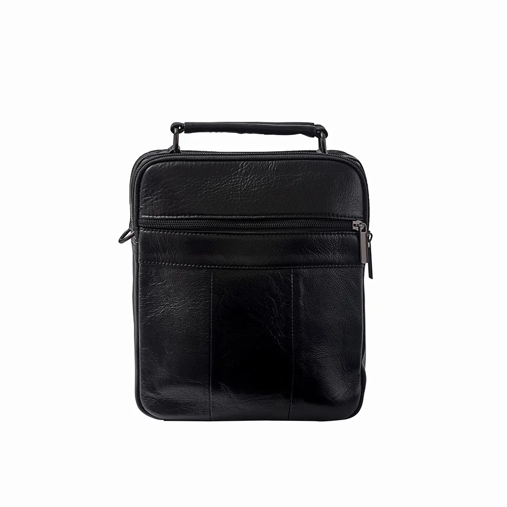 תיק צד מעור NO.3- שחור