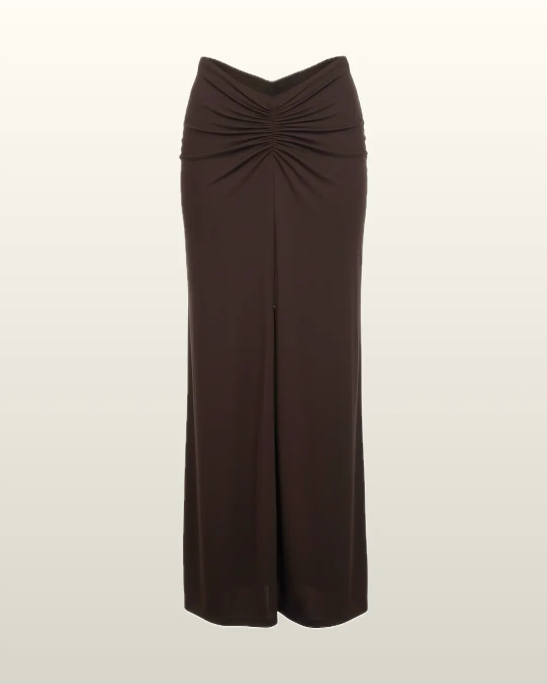 חצאית כיווצים שירנה חום