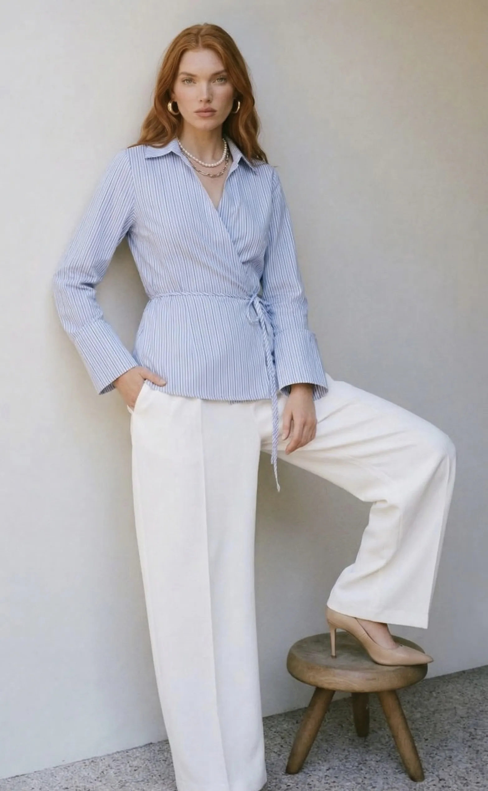 חולצת פסים קשירה